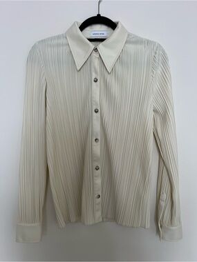 Anine Bing pleated shirt